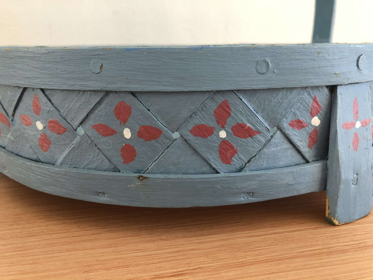 Vintage Zweeds Handgemaakt Mandje image 4