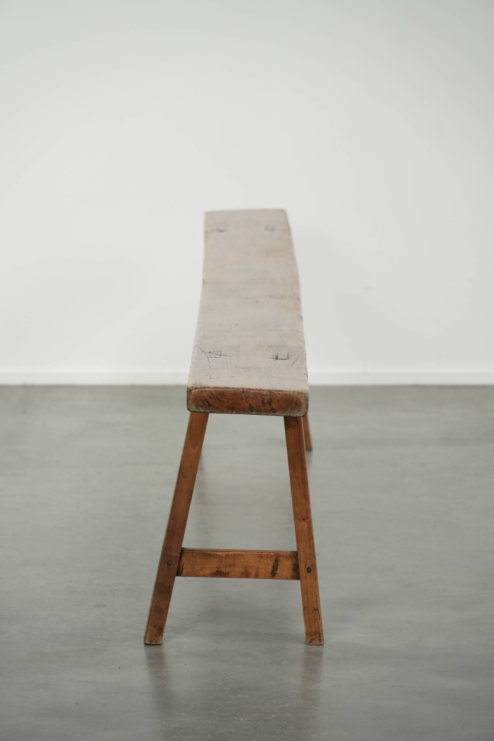 Tijdloze Franse Brocante Halbank/ Bankje Voor Aan De Eettafel Met Een Geweldige Uitstraling image 6