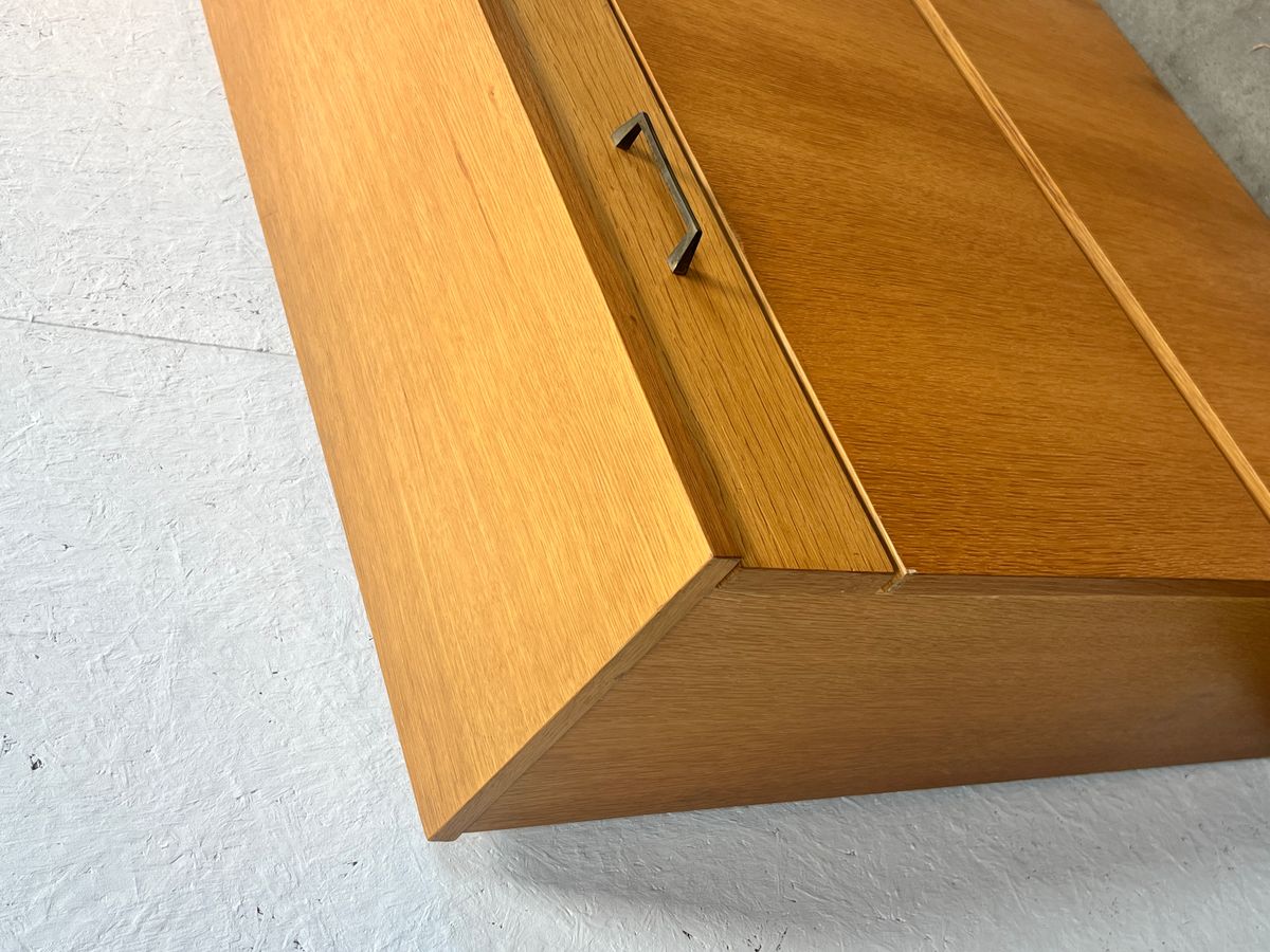 Vintage Schoenenkast, Licht Hout, 1970's Duitsland image 6