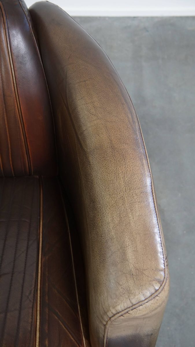 Unieke En Tijdloze, Exclusieve Rundleren Delta Chesterfield Aviator Fauteuil Met Een Mooie Kleure image 8