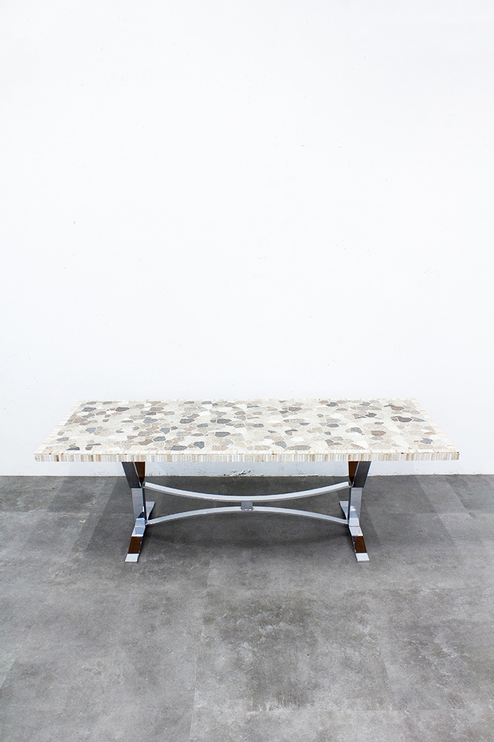 Berthold Müller 60’s Granieten Mozaïek Salontafel image 2