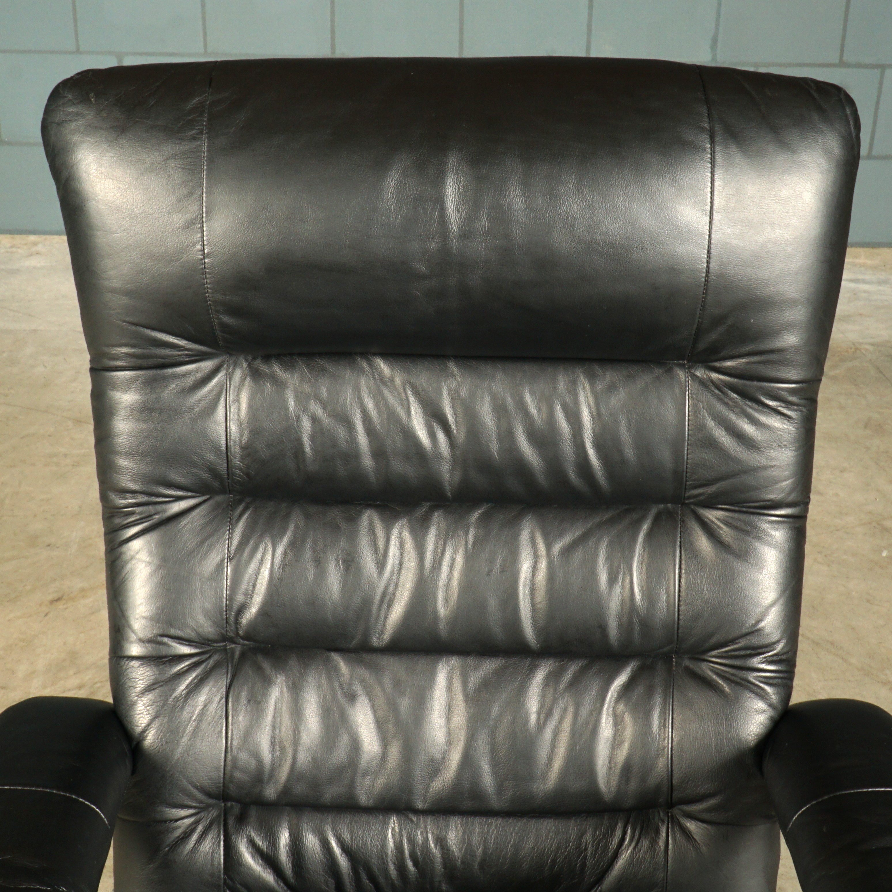 Vintage Draaifauteuil Met Voetsteun – Recliner – Jaren 80 image 12