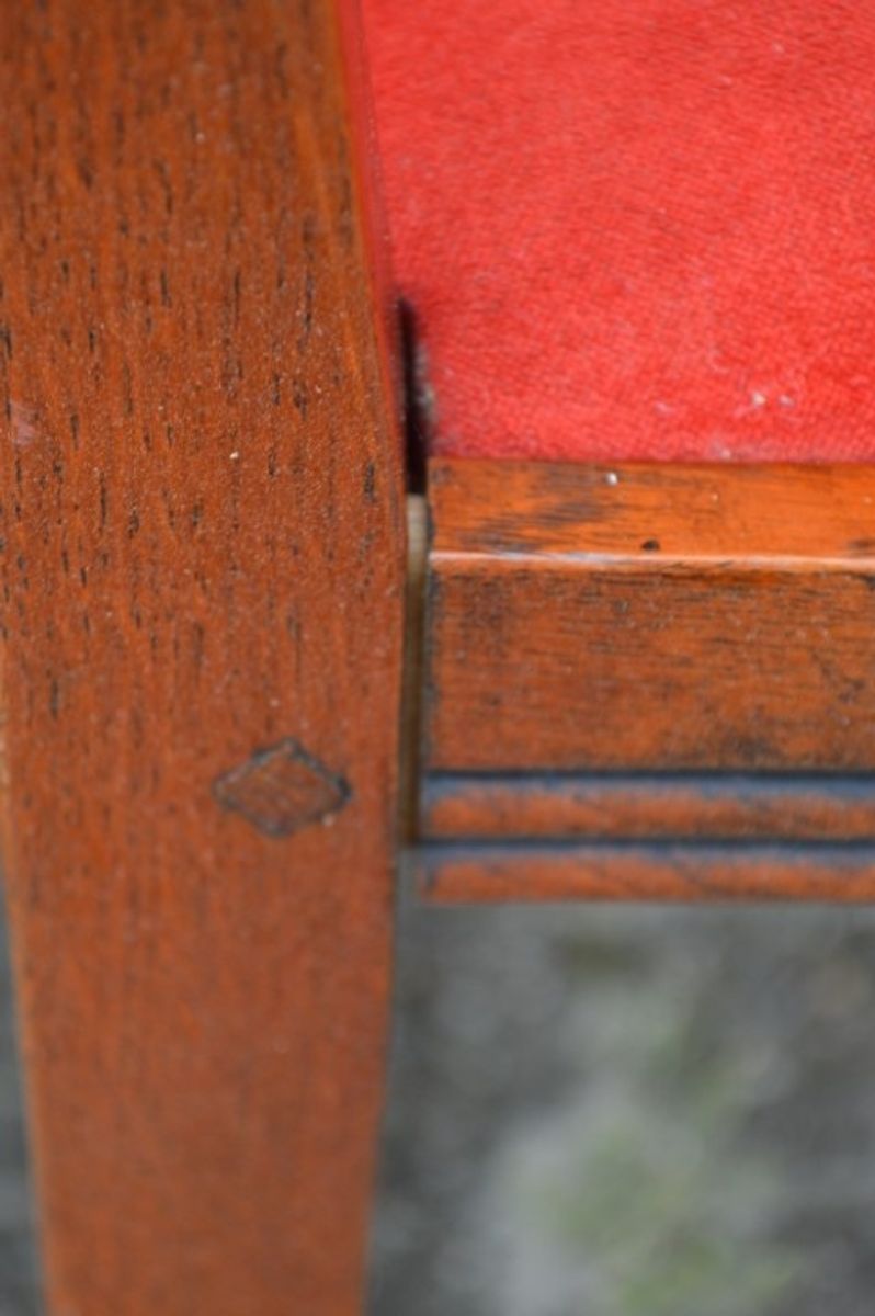 Schuitema Jugendstil Stoelen 6 Stuks Eiken Stoelen image 4