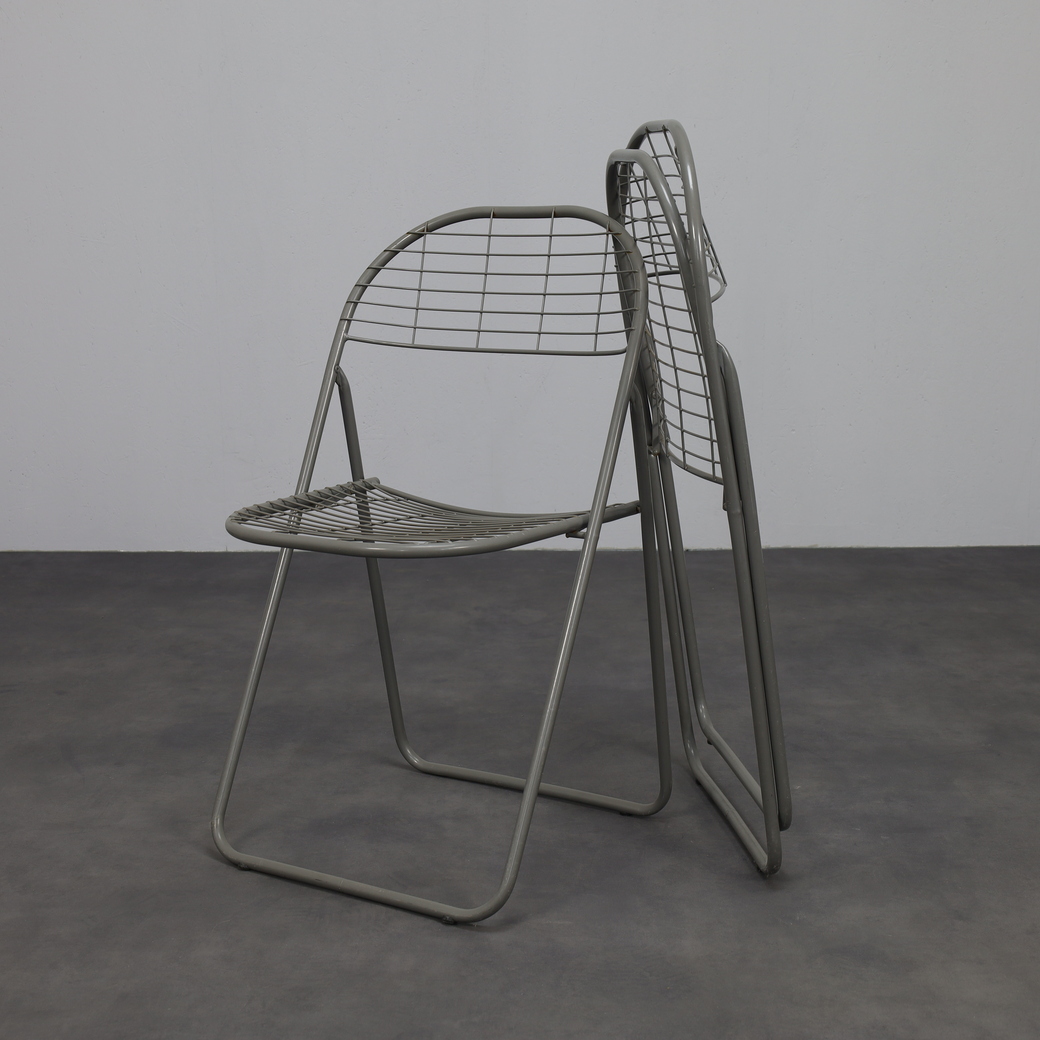 Pair Of Åland Folding Chairs By Niels Gammelgaard For Ikea, 1980s image 2