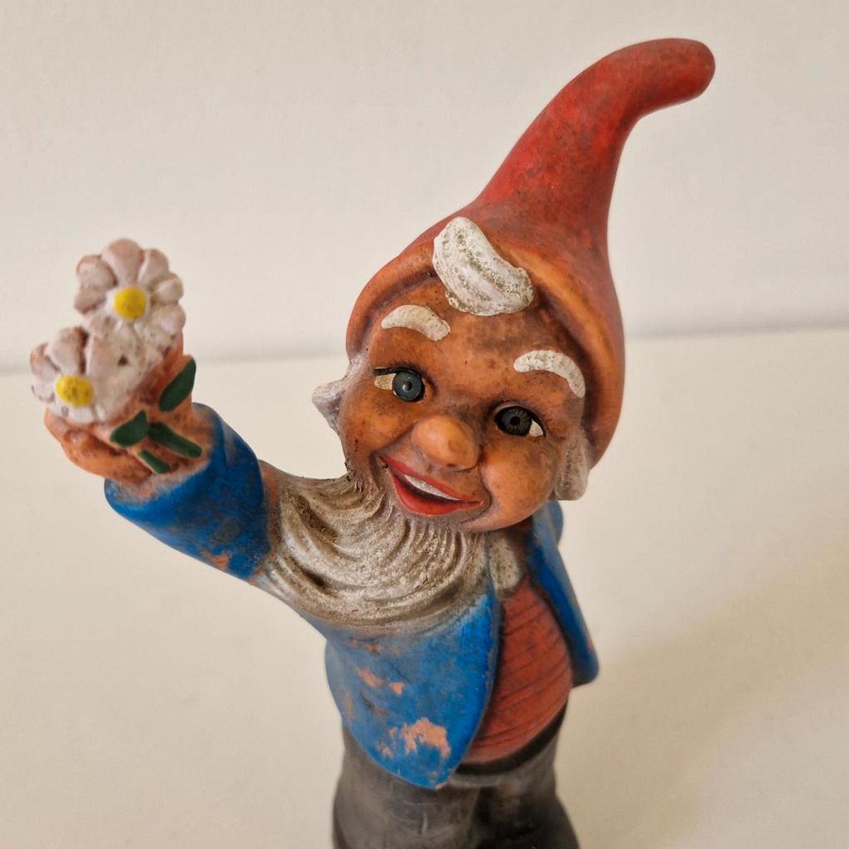 Vintage Tuinkabouter Kabouter Beeldje Rubber Beeld image 3