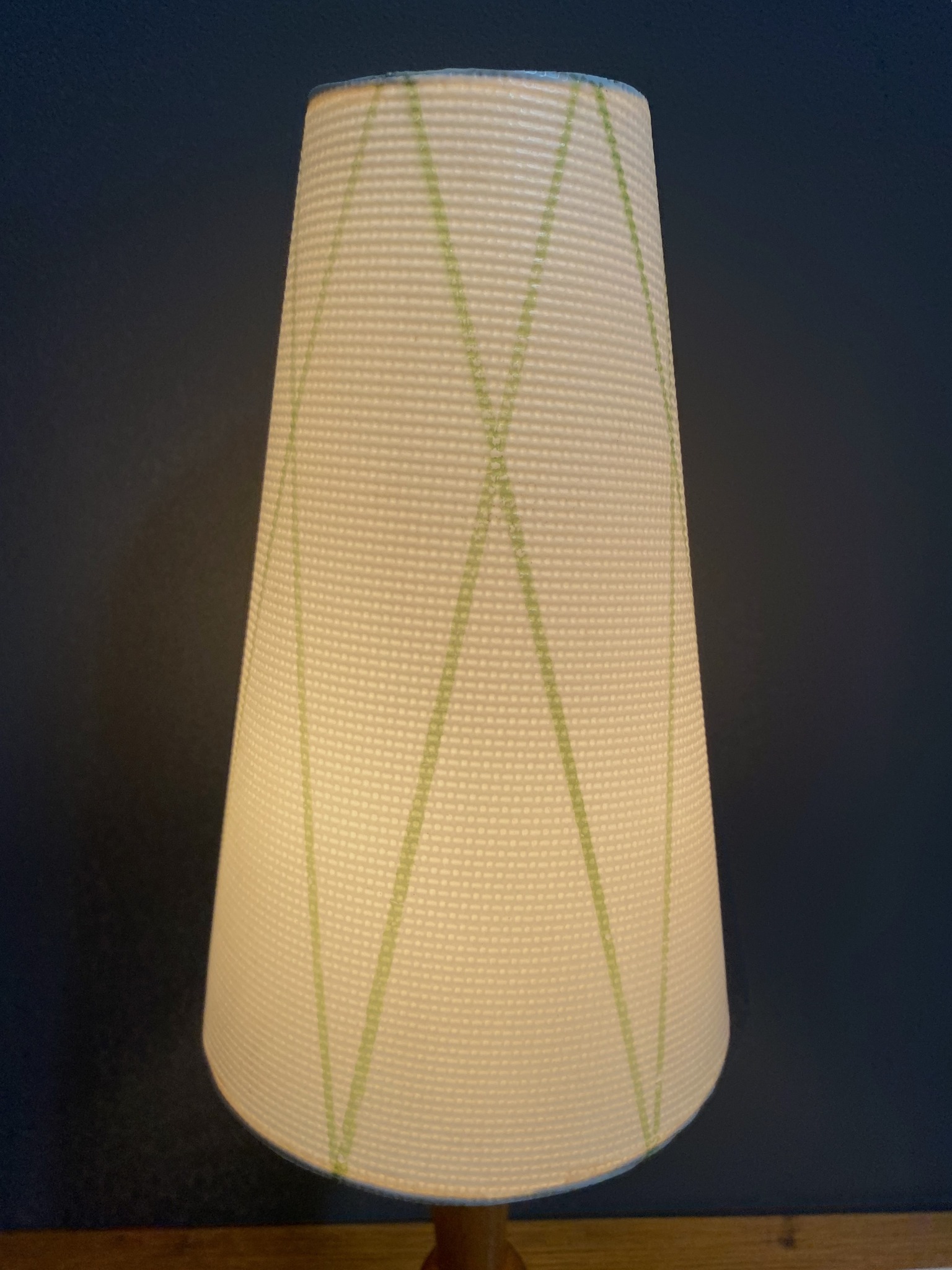 Wood Smalll Table Lamp 1960s image 8