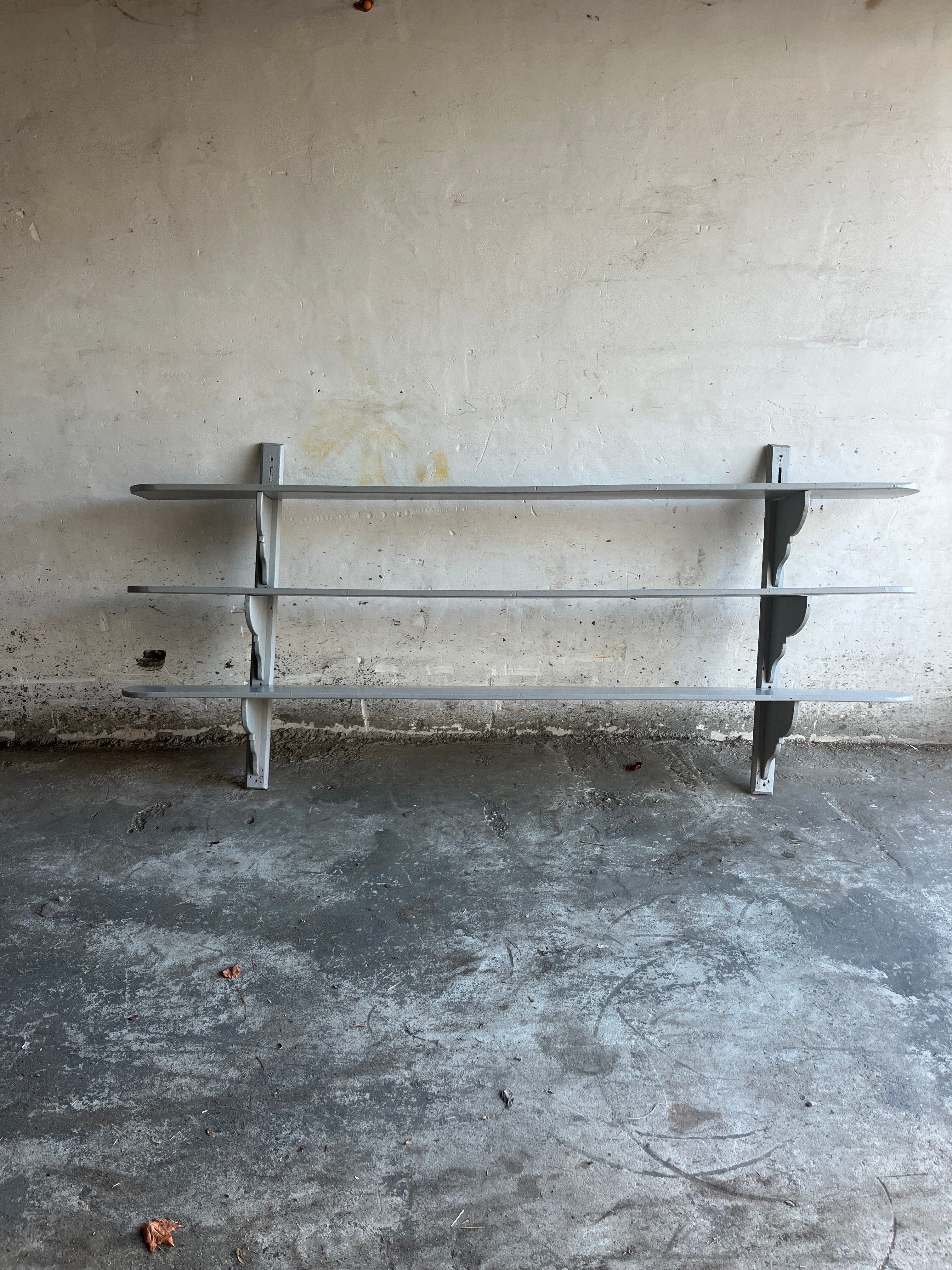 Xl Antique French Wall Rack – Industrial Style image 8