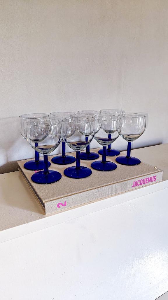 8x Wijnglas Donkerblauwe Steel Luminarc image 3