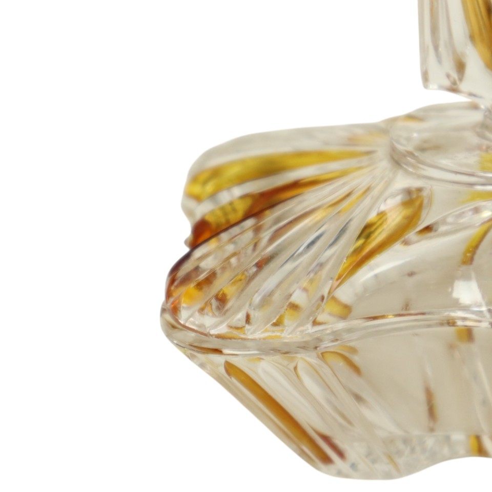 Vintage Phönix Amber Toiletset Parfumset Boudoir Bleikristal image 18