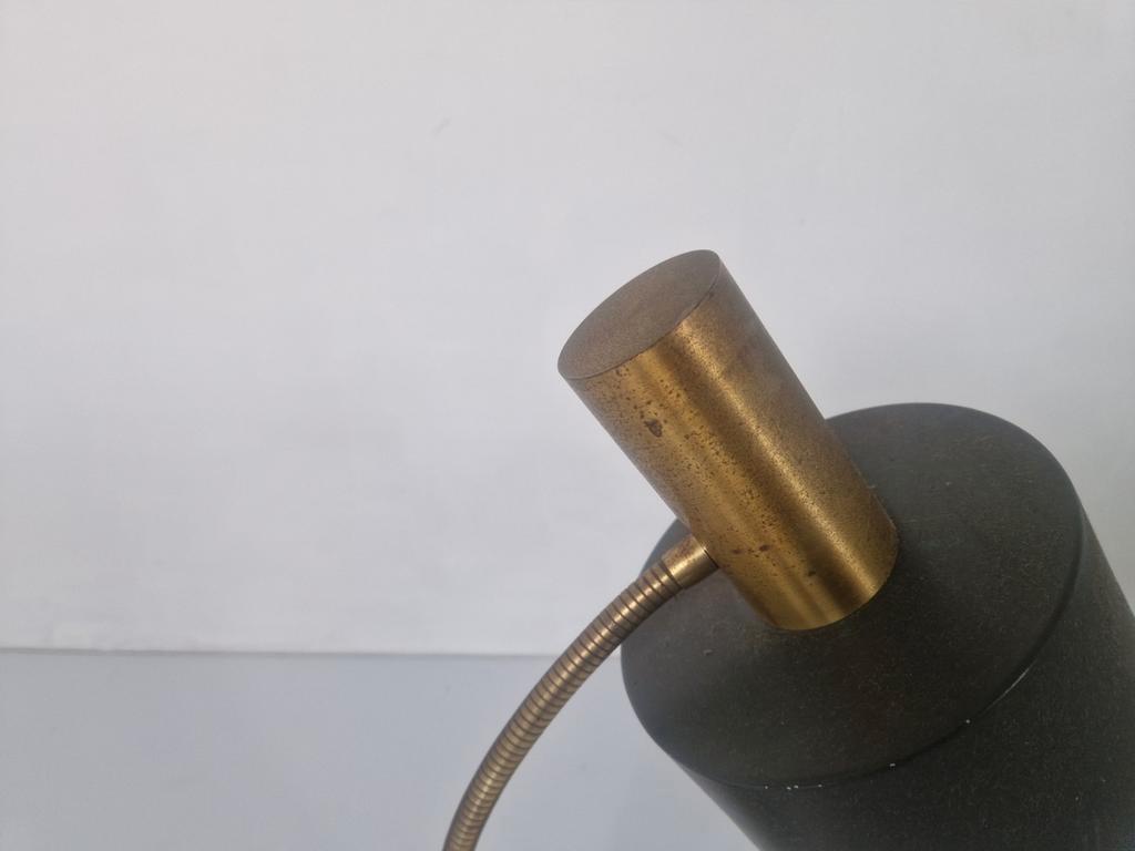 Vintage Messing Design Bureaulamp Jaren 60. image 7