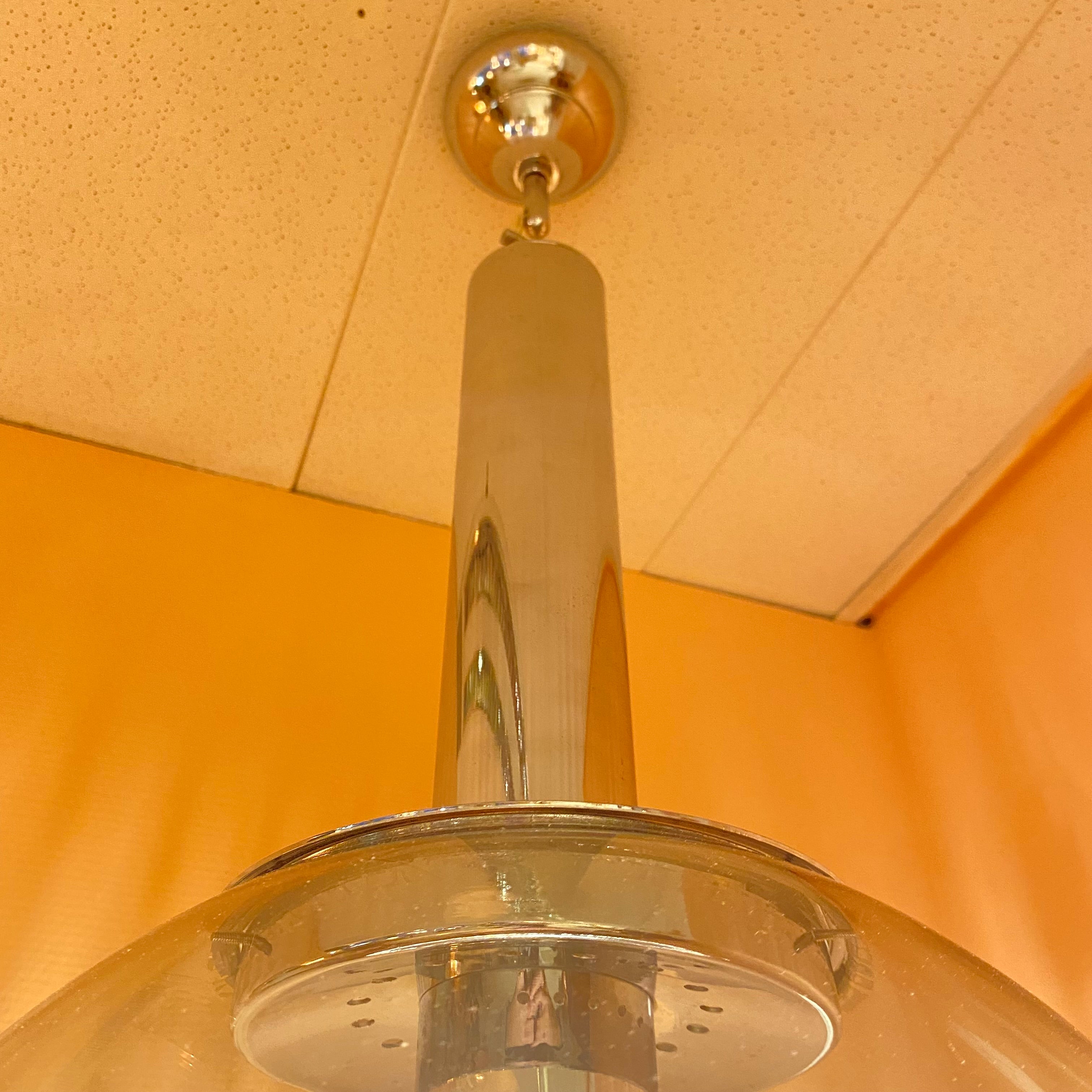1970 Italian Chrome Globe Light image 2