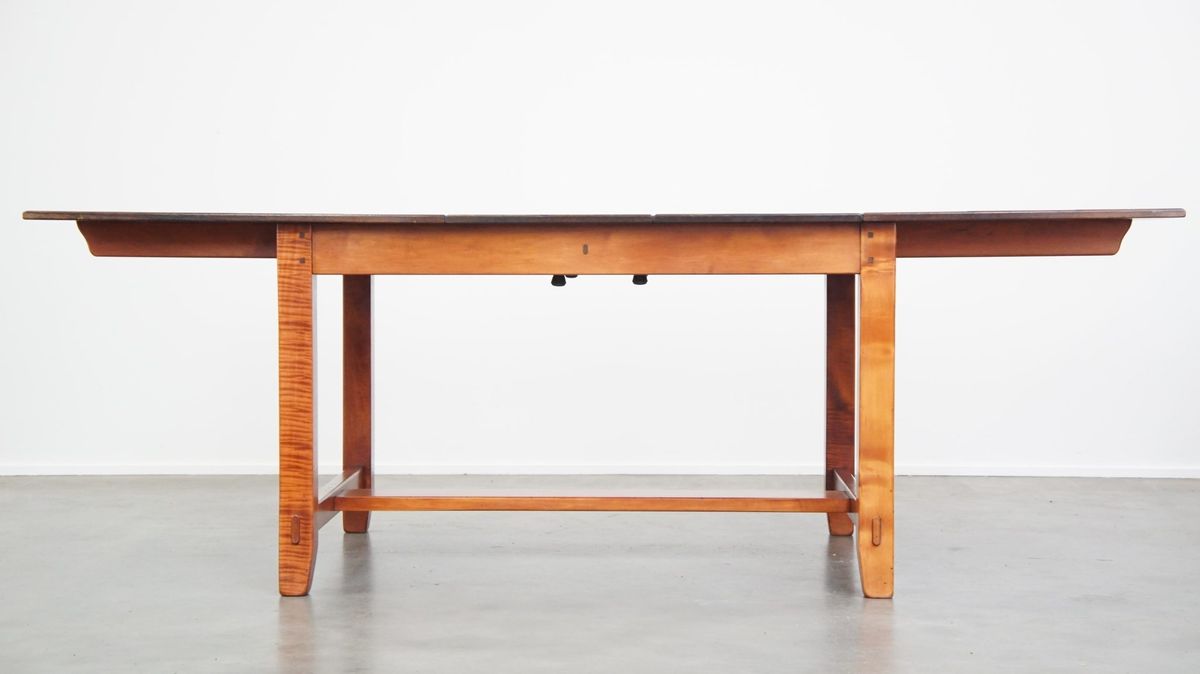 Prachtige Design Set Van 6 Eetkamerstoelen En Uitschuifbare Eetkamertafel Van Schuitema image 12