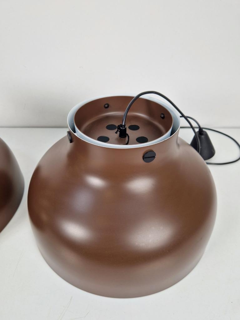 Set 2 Vintage Super Jumbo Hanglamp Denmark Nordisk Solar '60 image 8