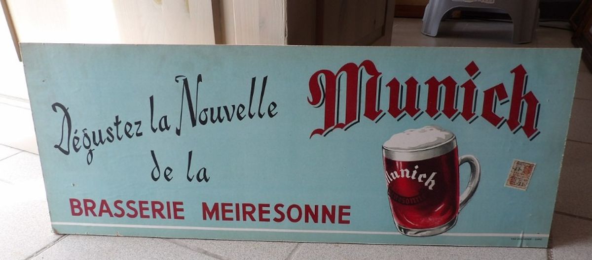 Reclamebord "munich" Uit 1952. image 6