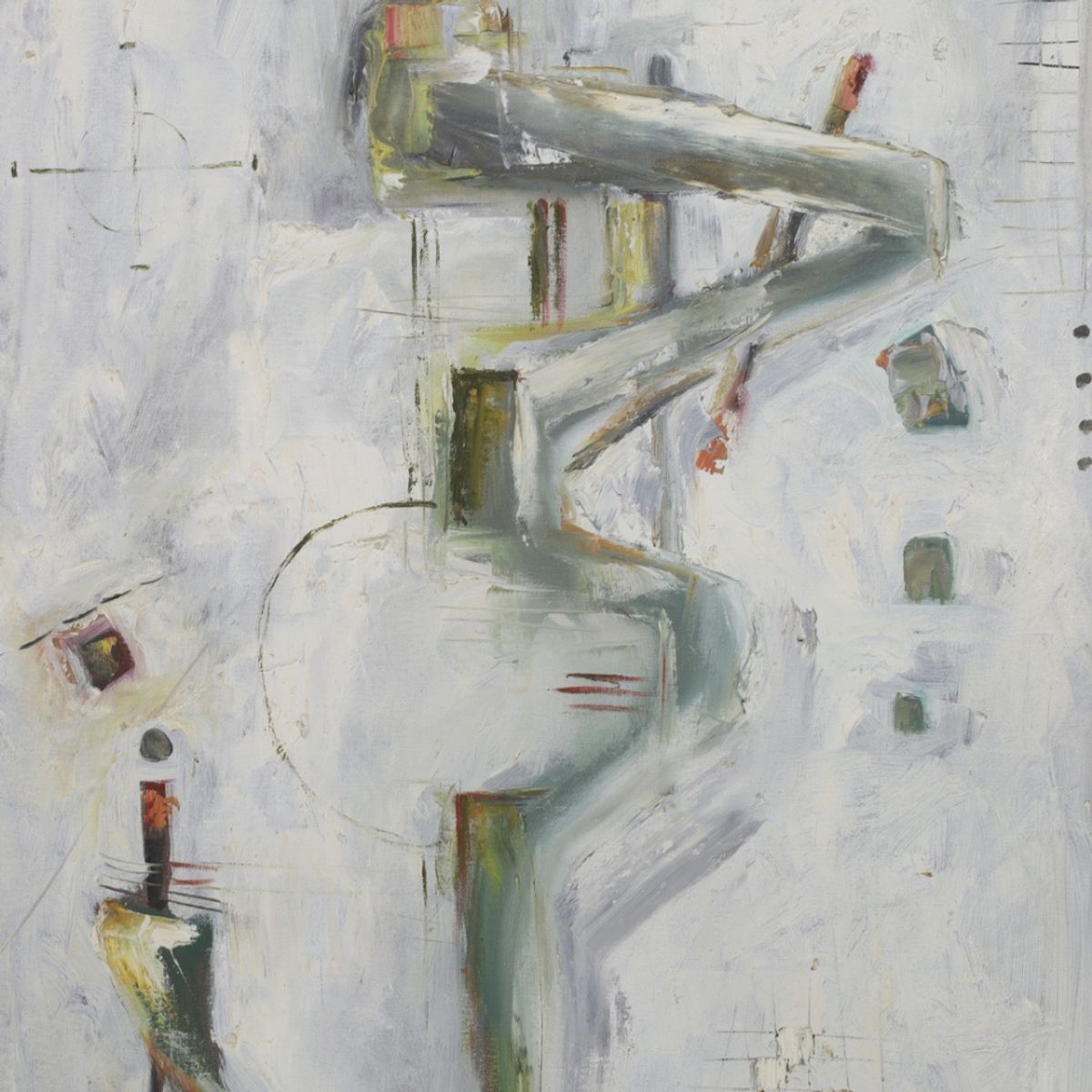 Abstract Schilderij - Paolo Gentilla, 1970s image 3