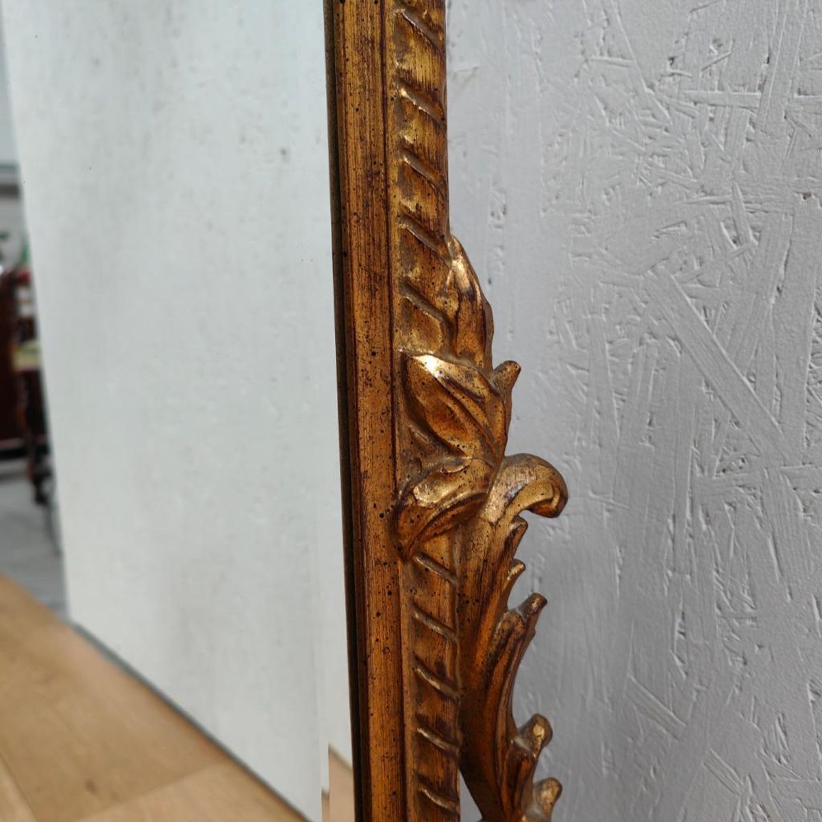 Grote Vintage Barok Brocante Rococo Spiegel Schouwspiegel 01 image 17
