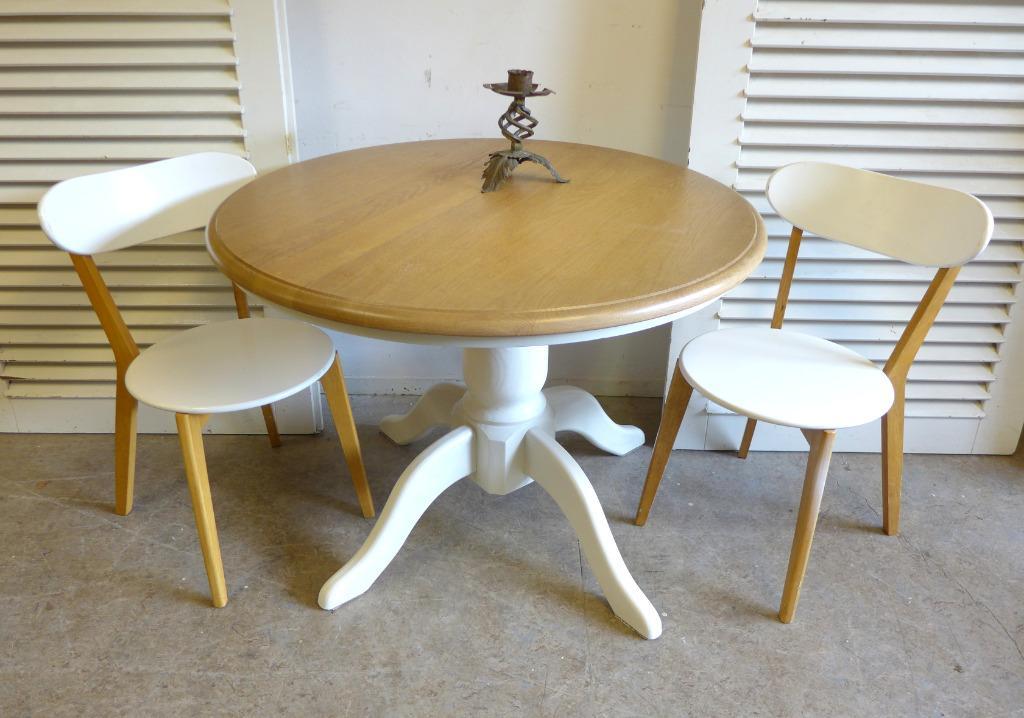 Mooi Set Van 2 Grote Witte Landelijke Lade Nachtkastjes image 20