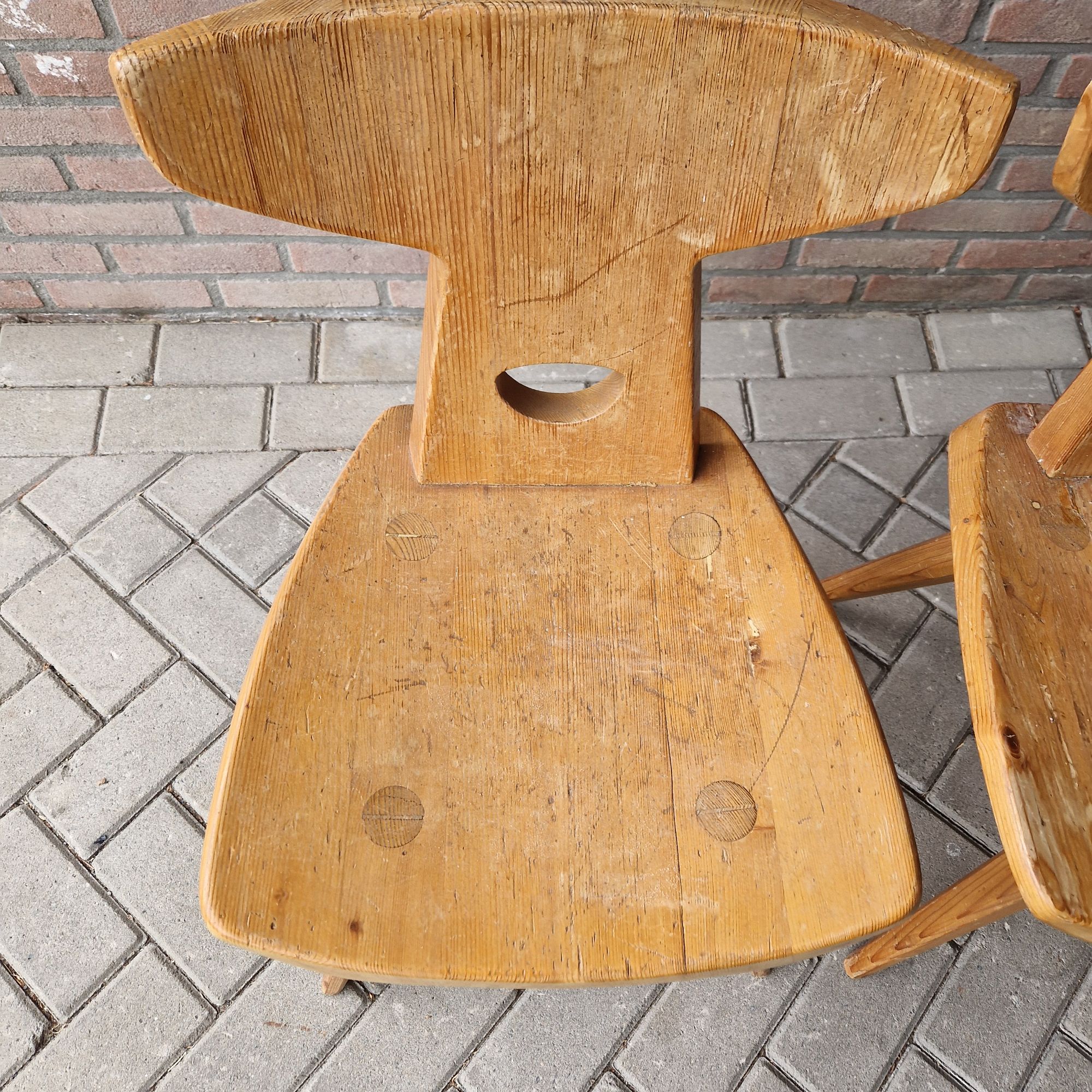 Jacob Kielland Brandt Set Van 3 Vintage Stoelen image 4