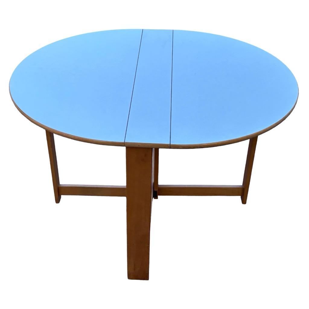Vintage Ronde Scandinavische Opklapbare Eettafel Design image 19