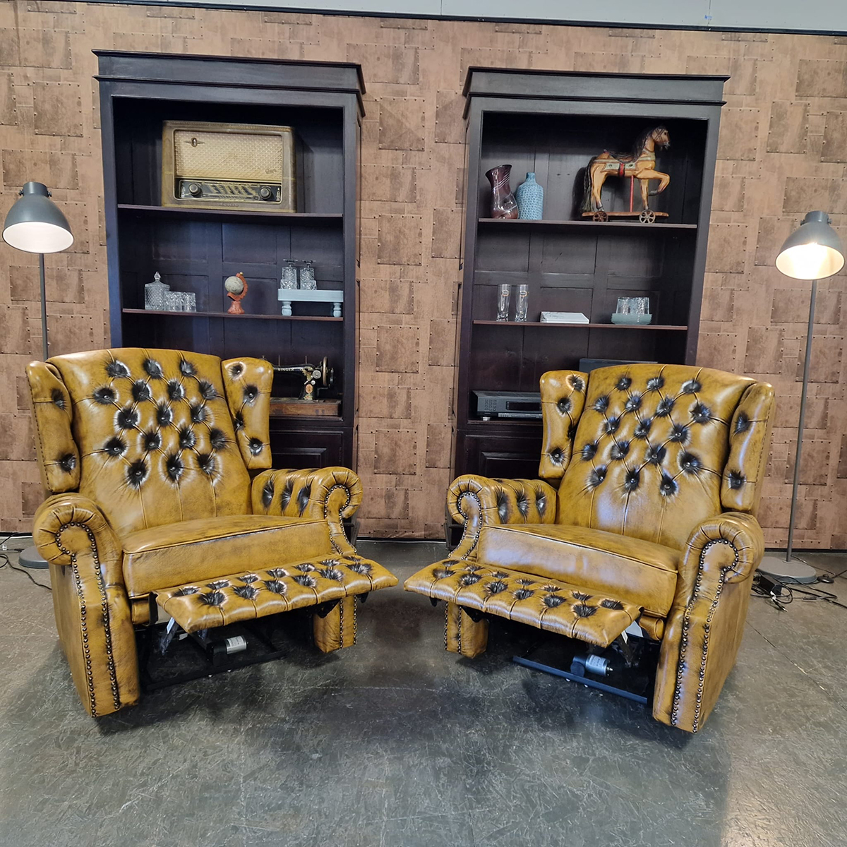 Chesterfield Tremblay Relaxfauteuil - Antiek Whiskey image 3