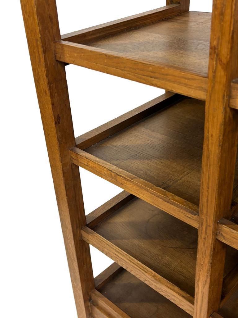 Art Deco Wandkast Vakkenkast Jaren 30 Eiken Open Kast image 25