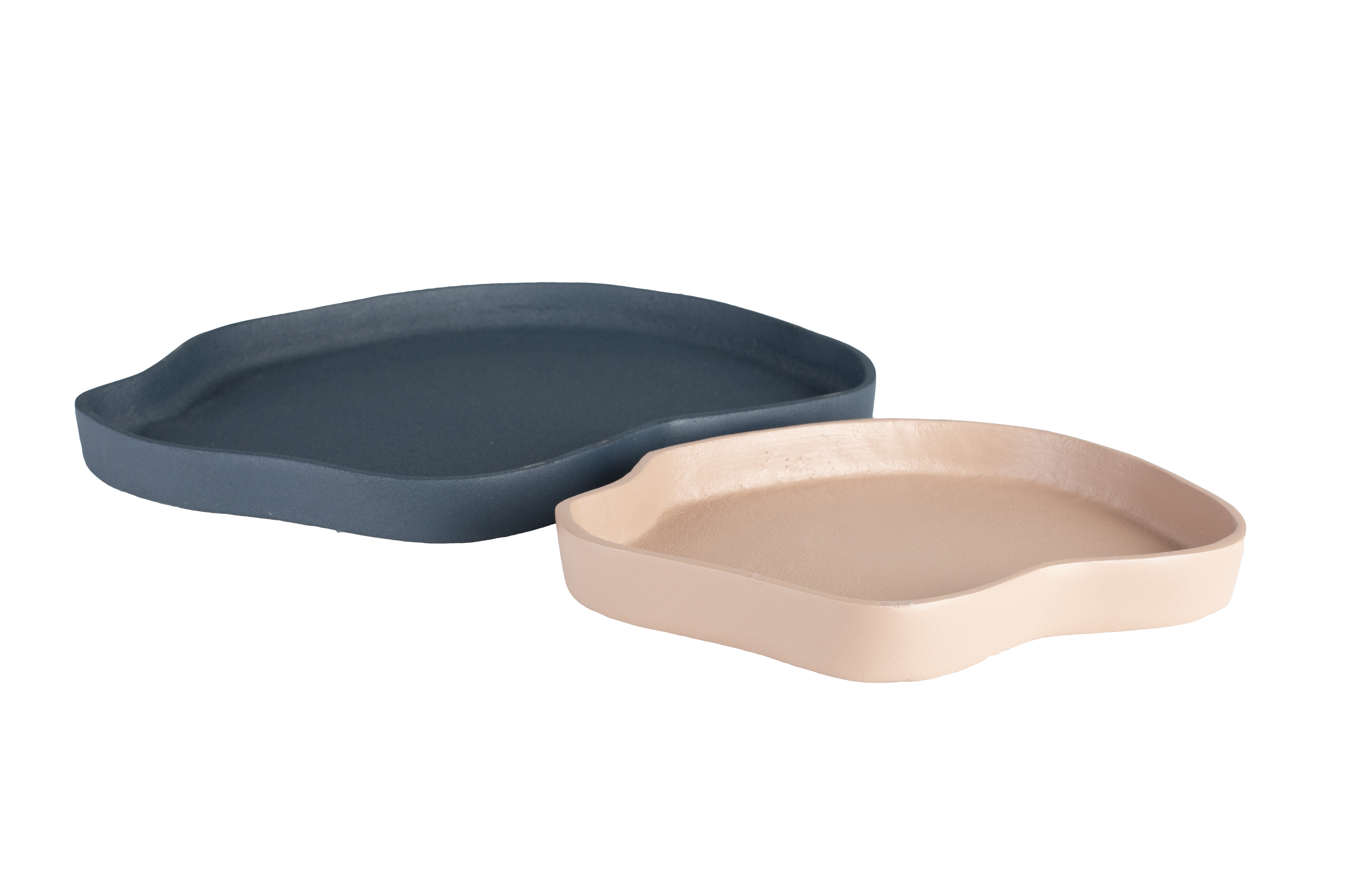 Zuiver Revolt Trays Set Of 2 Blauw/Roze image 10