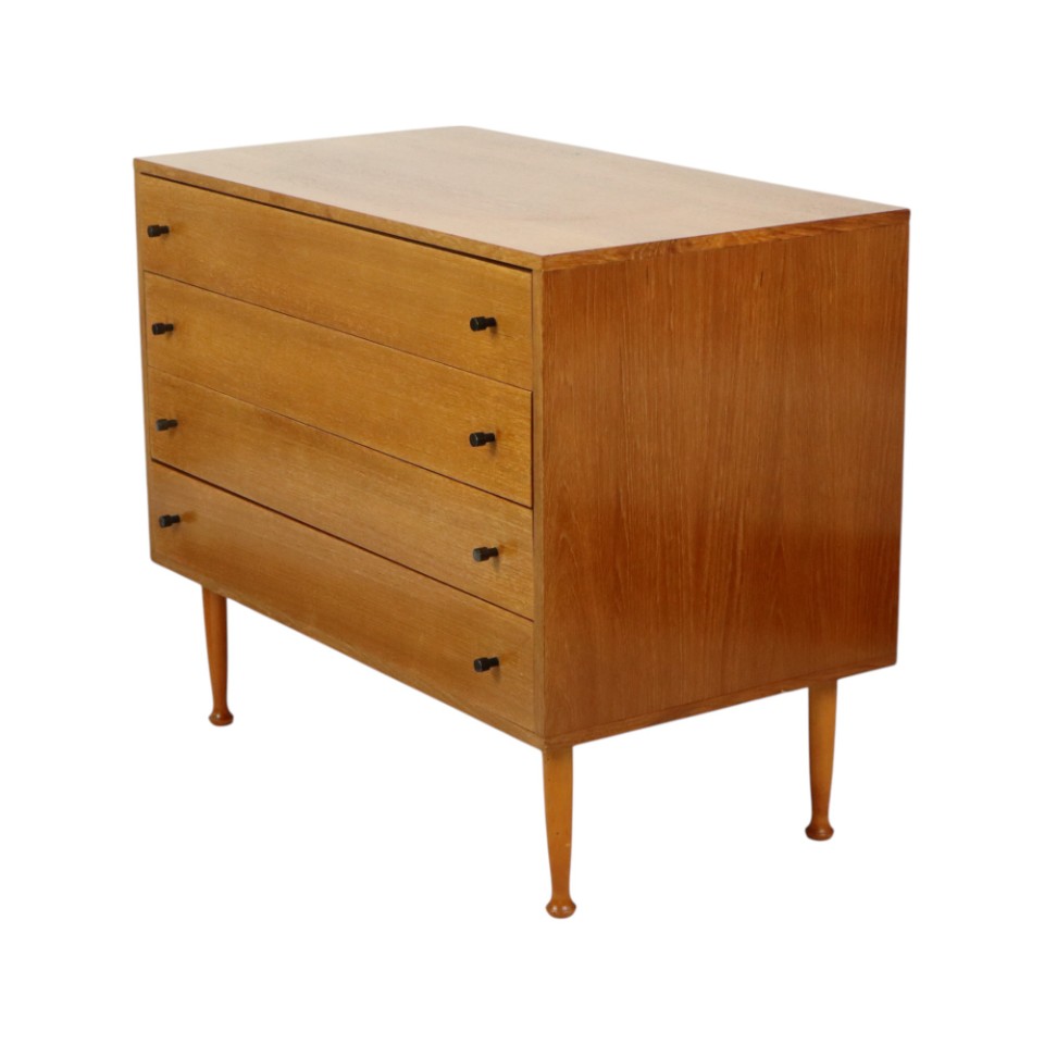 Vintage Ladekast 4 Lades Scandinavische Stijl Sixties image 10