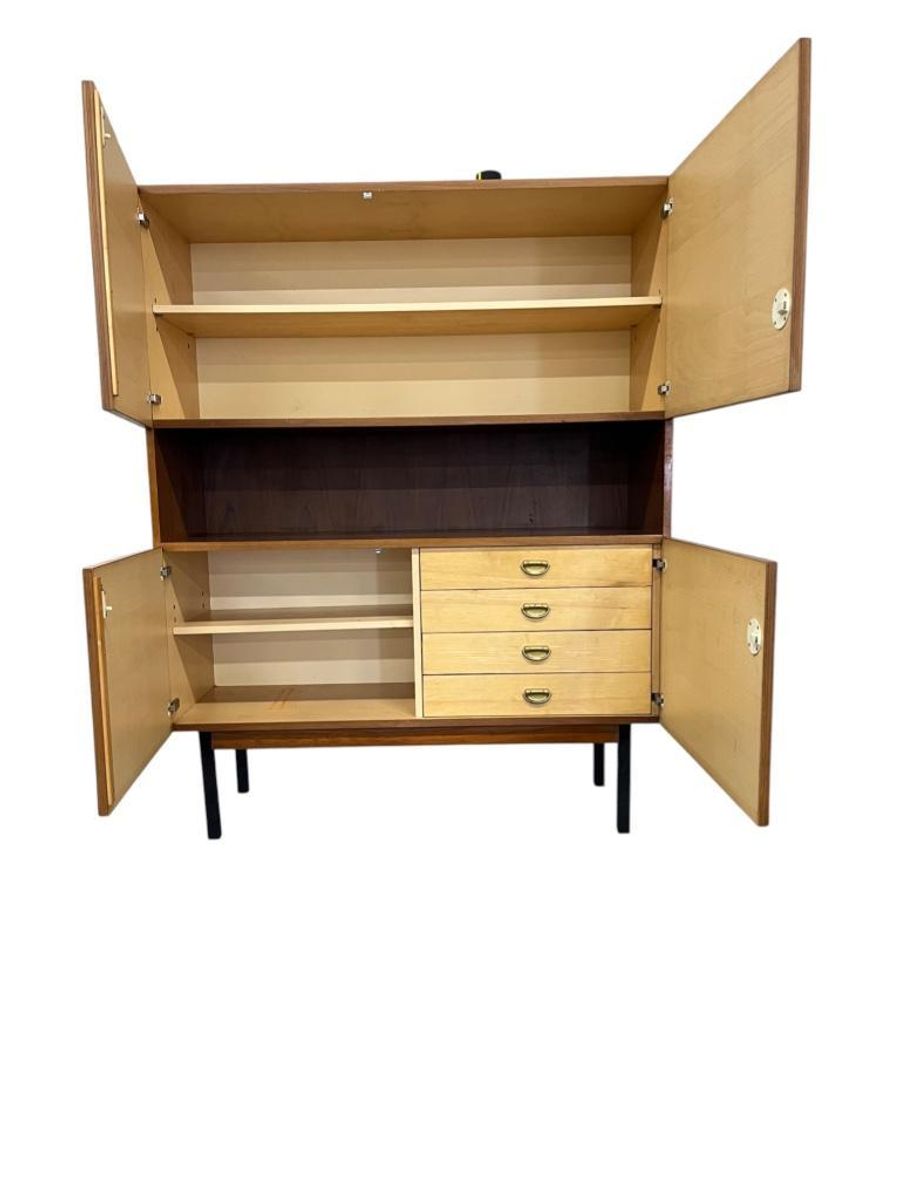 Vintage Halfhoge Kast / Leggerkast / Opbergkast image 4