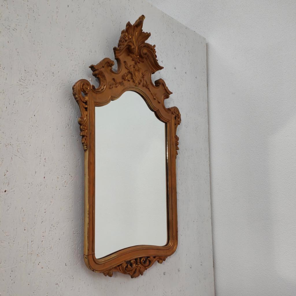 Vintage Brocante Rococo Barok Spiegel Schouwspiegel 706 image 3