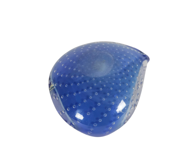 Murano - 'bullicante' - Asbak - Ingesloten Luchtbellen - Italie - 60's image 5