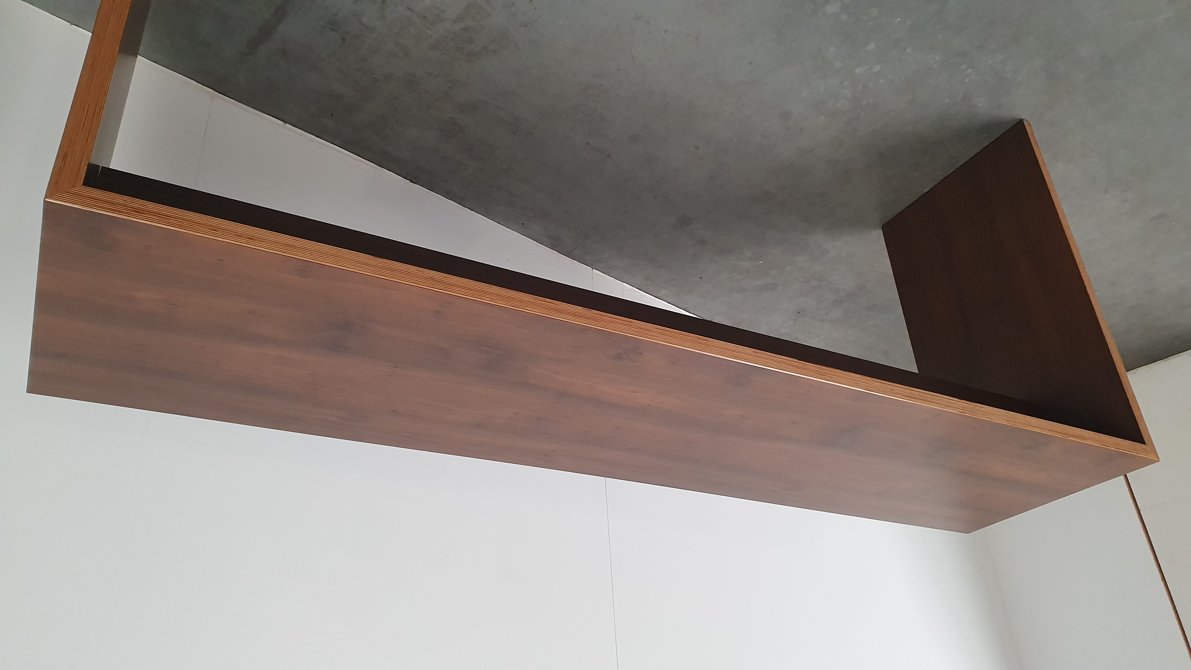 Design Bartafel Noten Hout Hpl Gefineerd Multiplex Statafel image 15