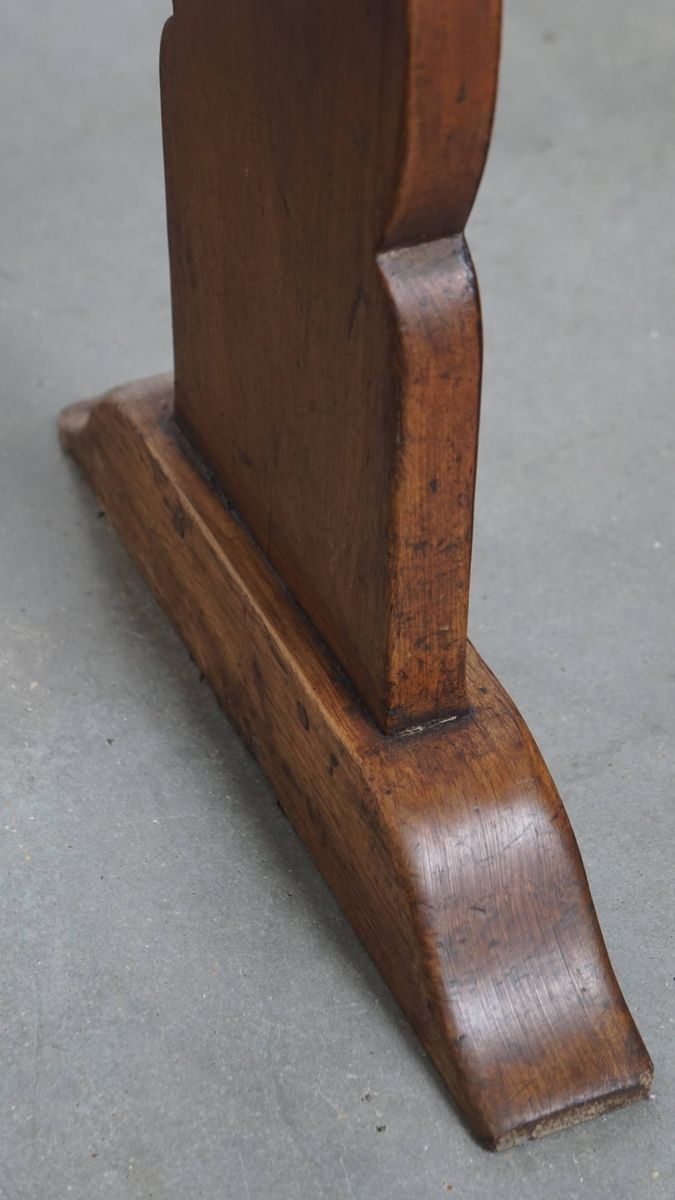 Stijlvolle En Tijdloze Antieke Halbank/ Bank Voor Aan De Eettafel Met Een Mooi Patina image 14