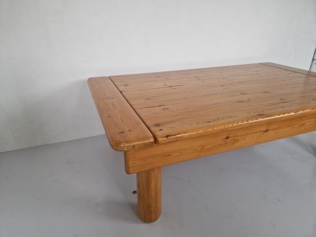 Japandi Stijl Vintage Zweedse Grenen Salon Tafel. image 7