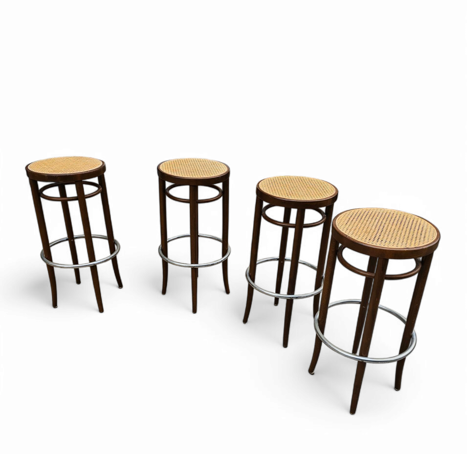 4 X Thonet 82 / 204 Rh Stool image 2