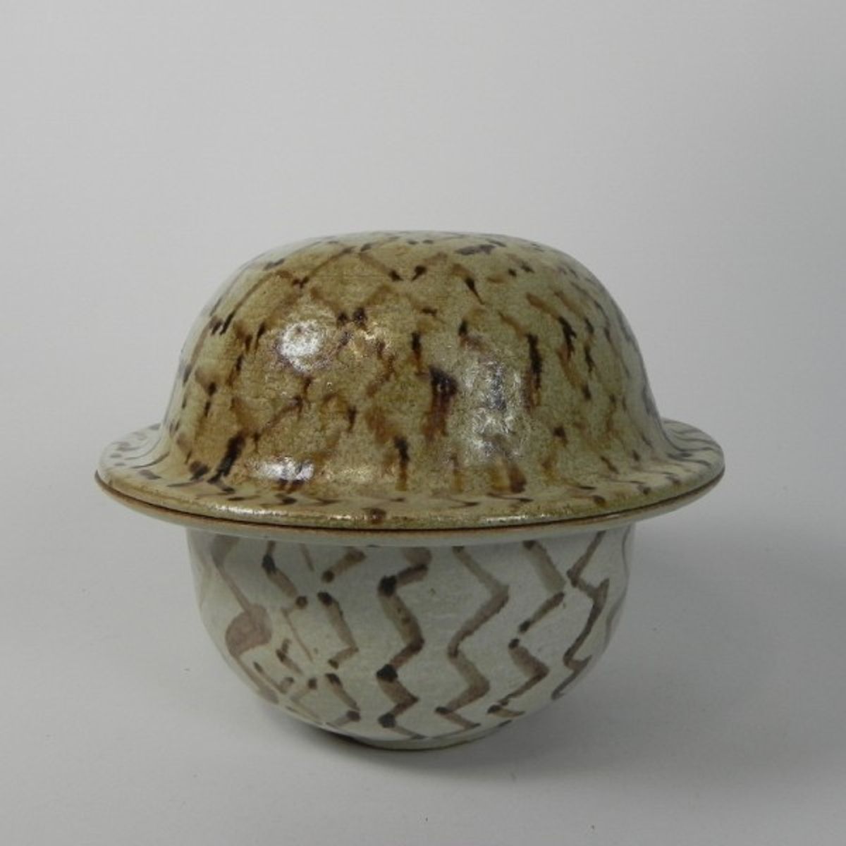 Keramische Pot Met Deksel Johan Van Loon, 1975 image 7