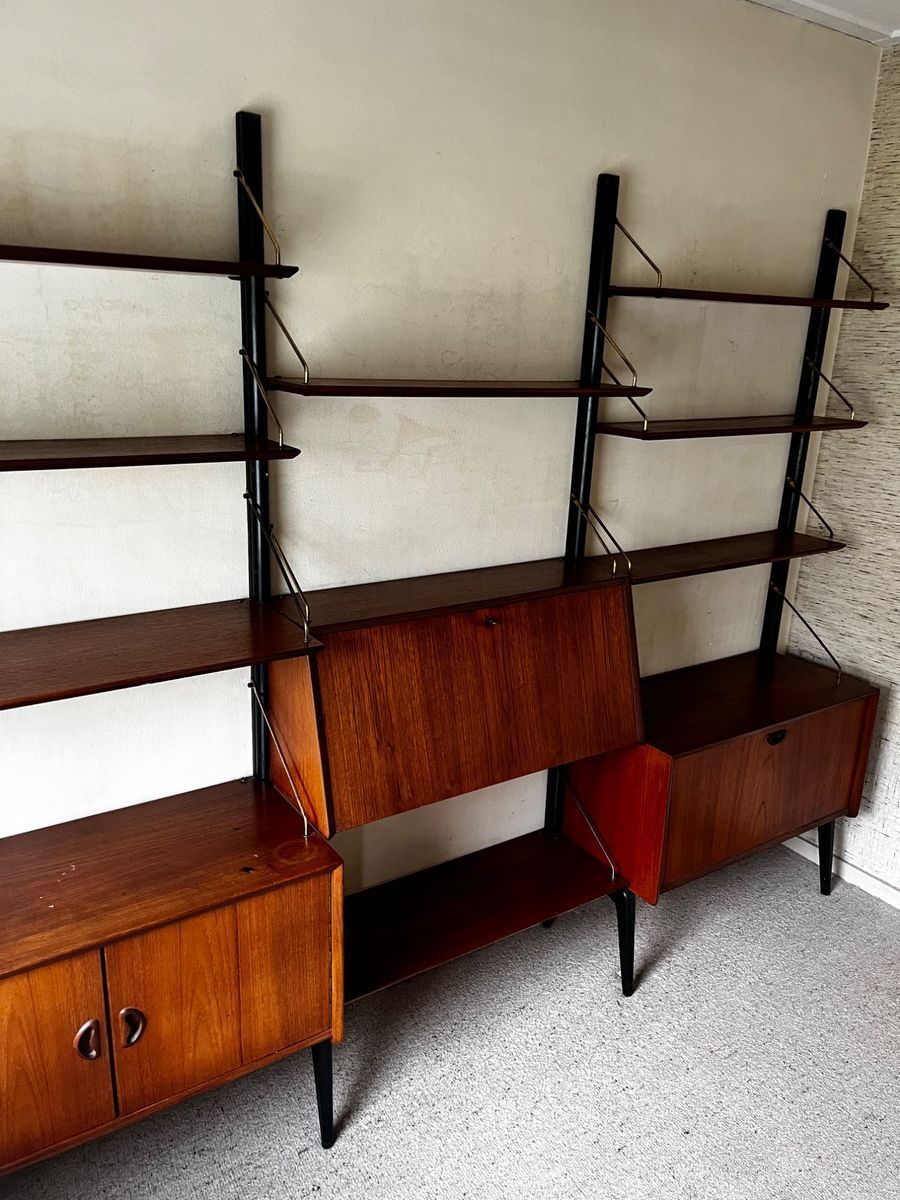 Prachtig Vintage Wandmeubel Van Wébé Door Louis Van Teeffelen image 16