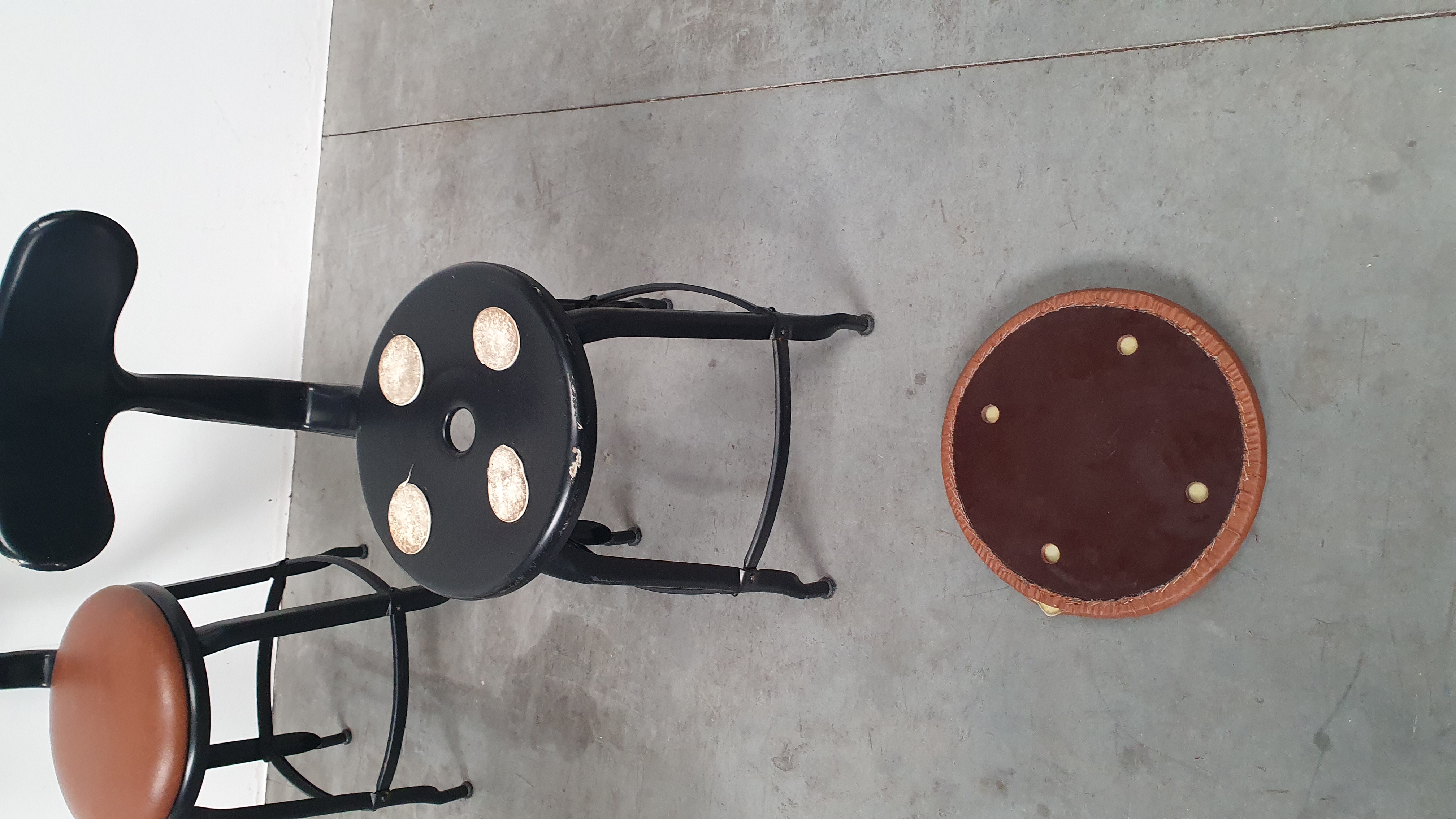 6x Chaise Nicolle Franse Industriële Metalen Design Stoelen image 14