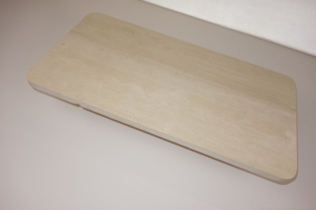 Travertijn & Rotan Tafel Circa 1970 image 8