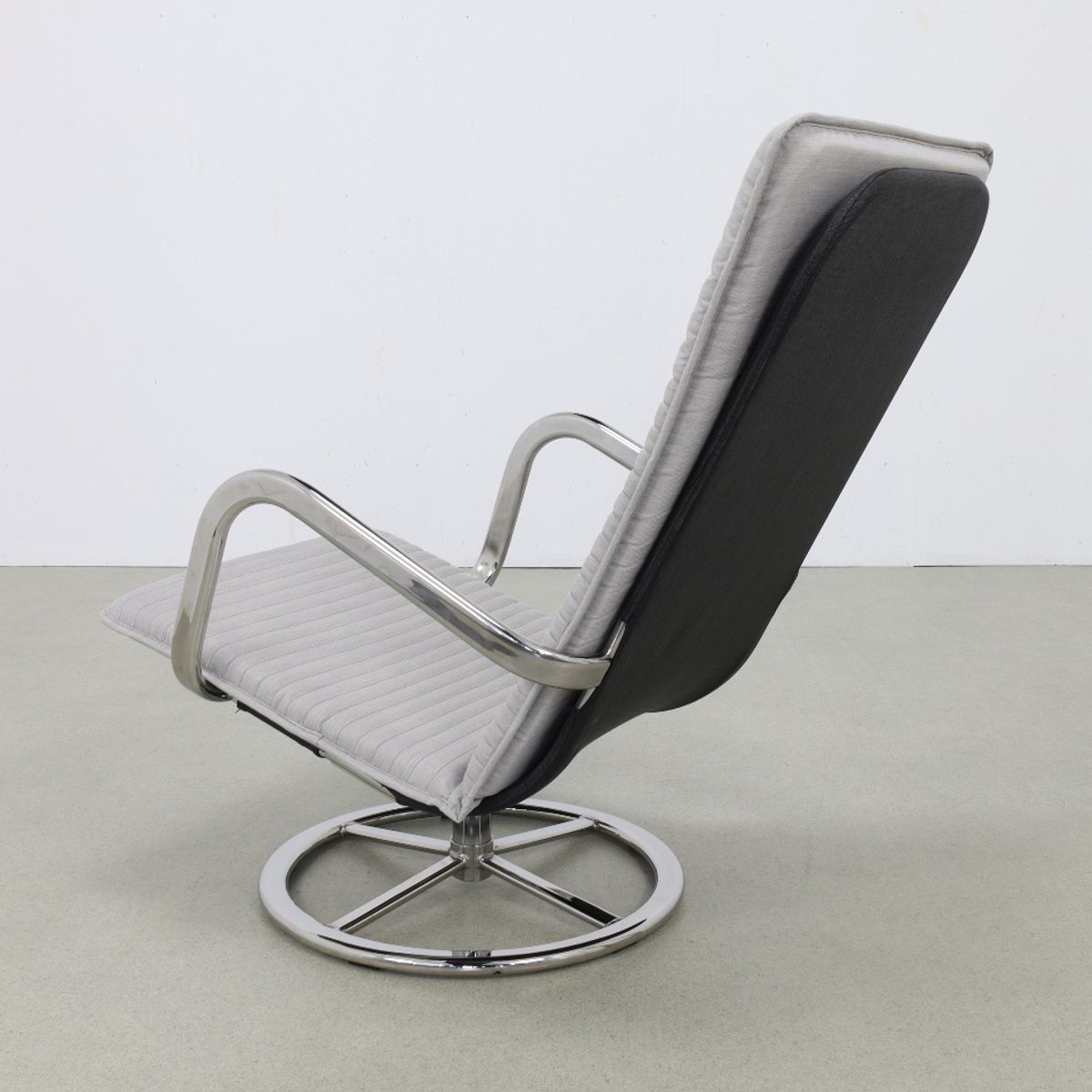 2x Vintage Draaifauteuil, 1980s Nieuwe Kussens image 7