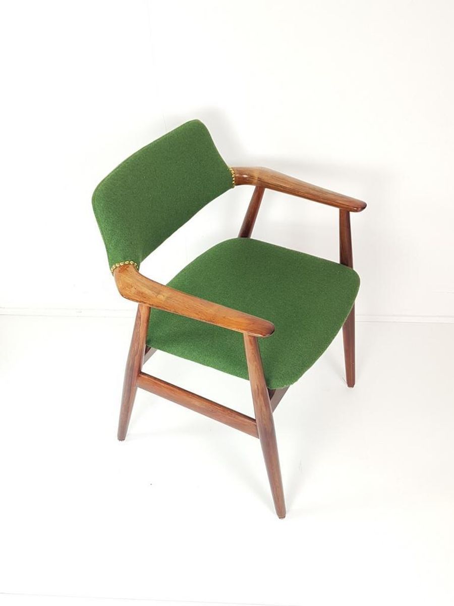 Vintage Deense Stoel Erik Kirkegaard | Nieuw Gestoffeerd image 2