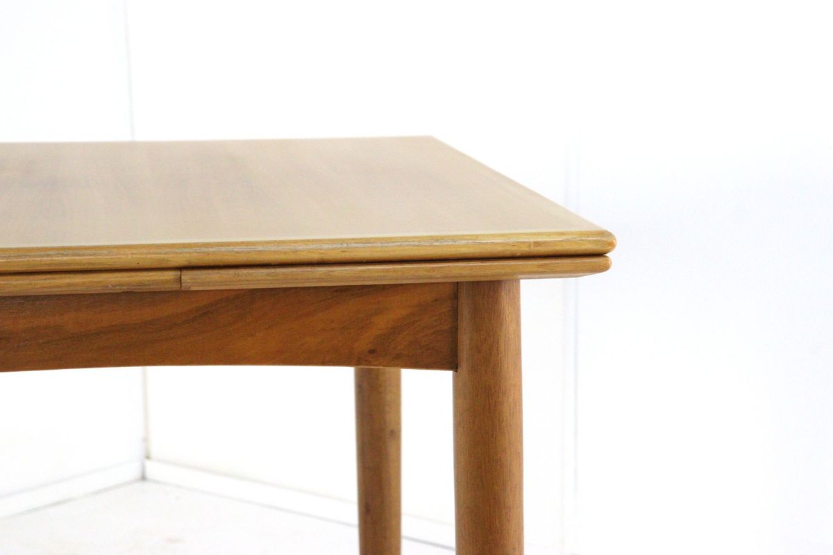 Compacte Vierkanten Verlengbare Vintage Eettafel image 8