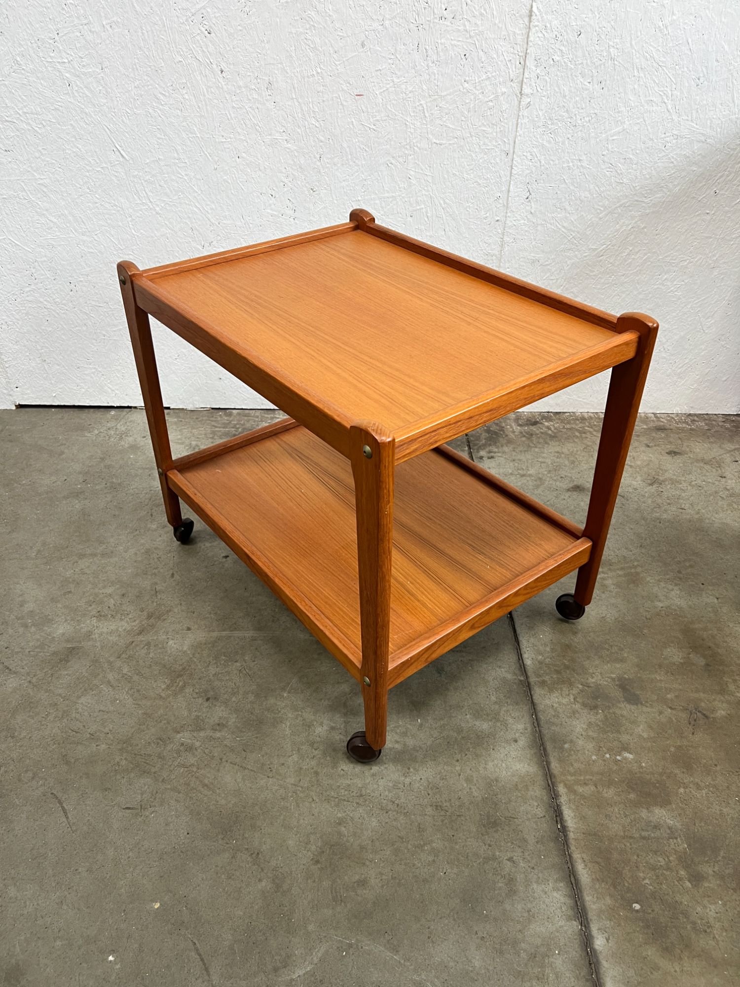 Vintage Deense Trolley / Bijzetmeubel, Teak, Brdr Furbo, 1960's image 6