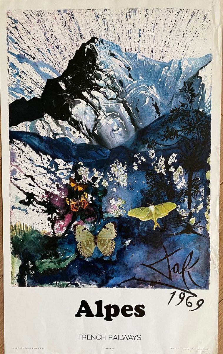 Salvador Dali (1904-1989), Chemins De Fer Francais (alpes), 1969 image 6