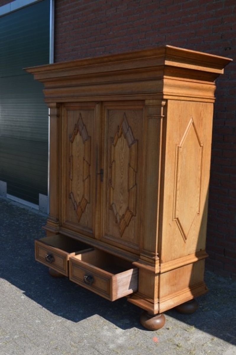 Robuuste Kast Grenen / Eiken 3 Delig image 4