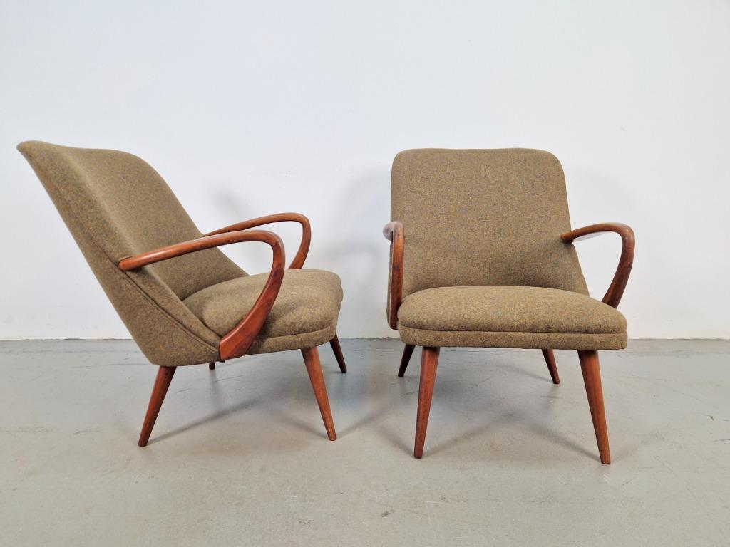 Set Vintage Fauteuils Teak ´60 Scandinavisch Mid Century image 11