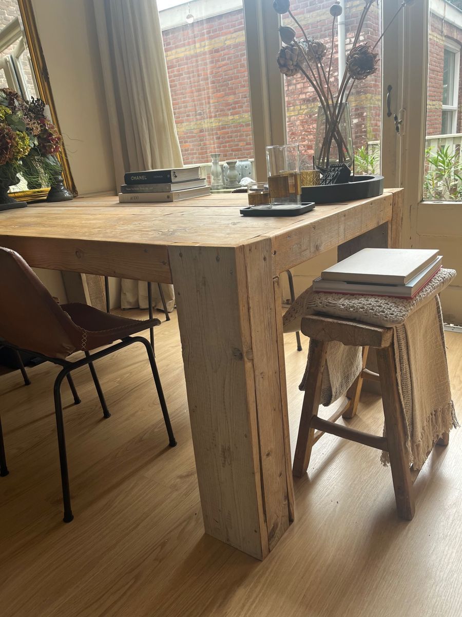 Stoere Steiger Houten Tafel : 200x105 image 7