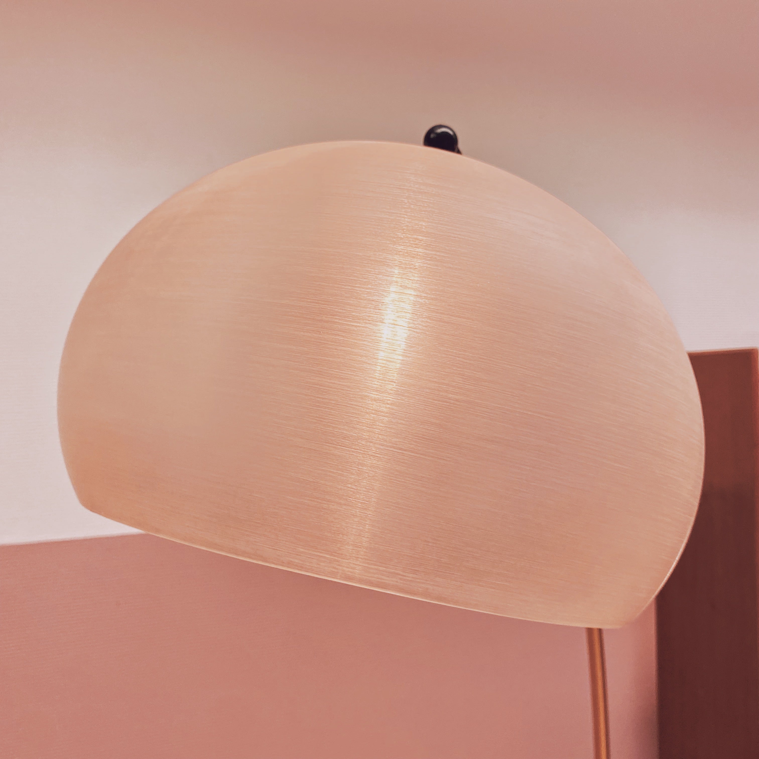 Italian Arc Lamp With Taupe Marble Base image 3