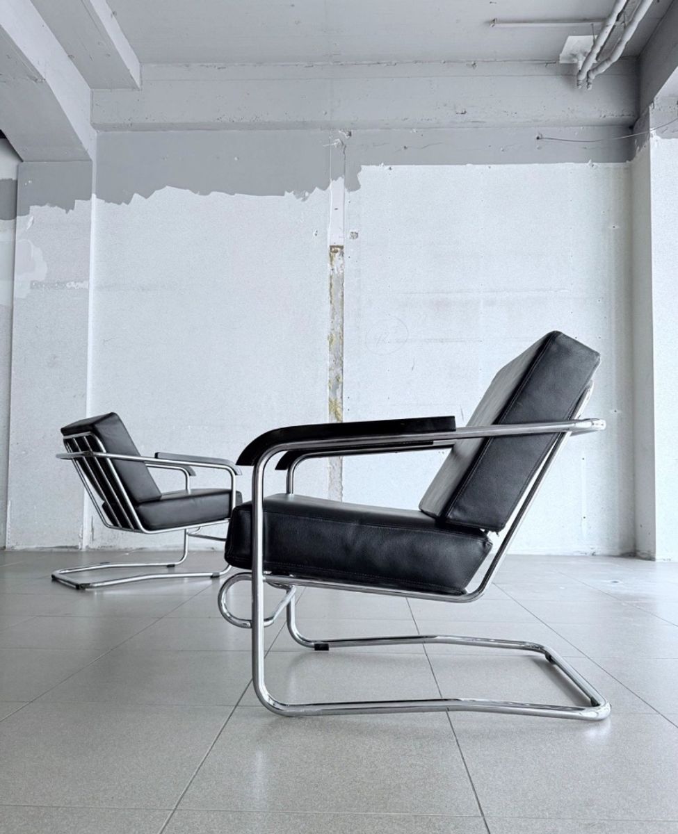 2x Vintage Lounge Chair By Enrico Prampolini For Cova Milano image 18