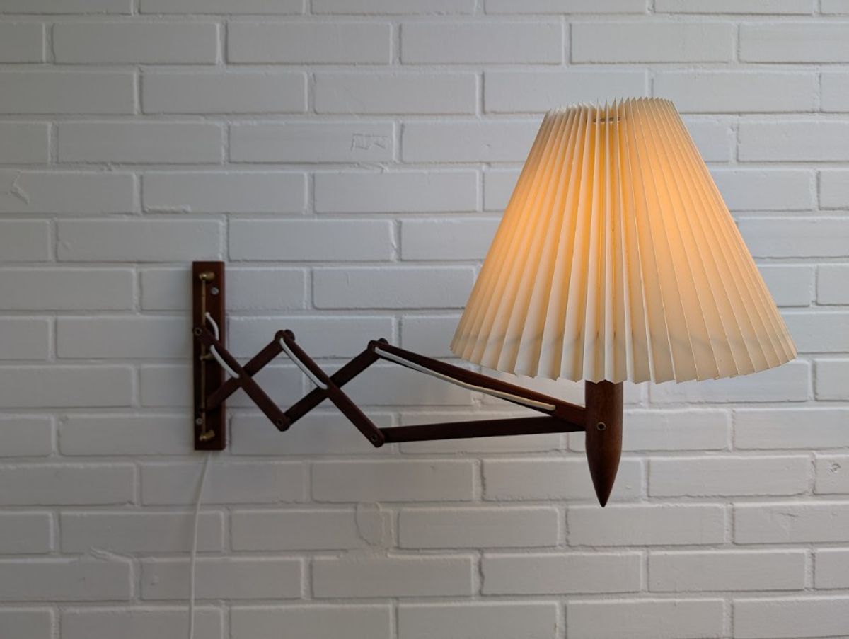 Vintage Schaarlamp, Deens Design, Jaren 60 image 2