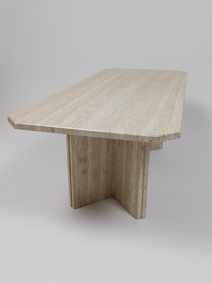 Italiaanse Travertijn Coffee Table, Jaren 70 image 9